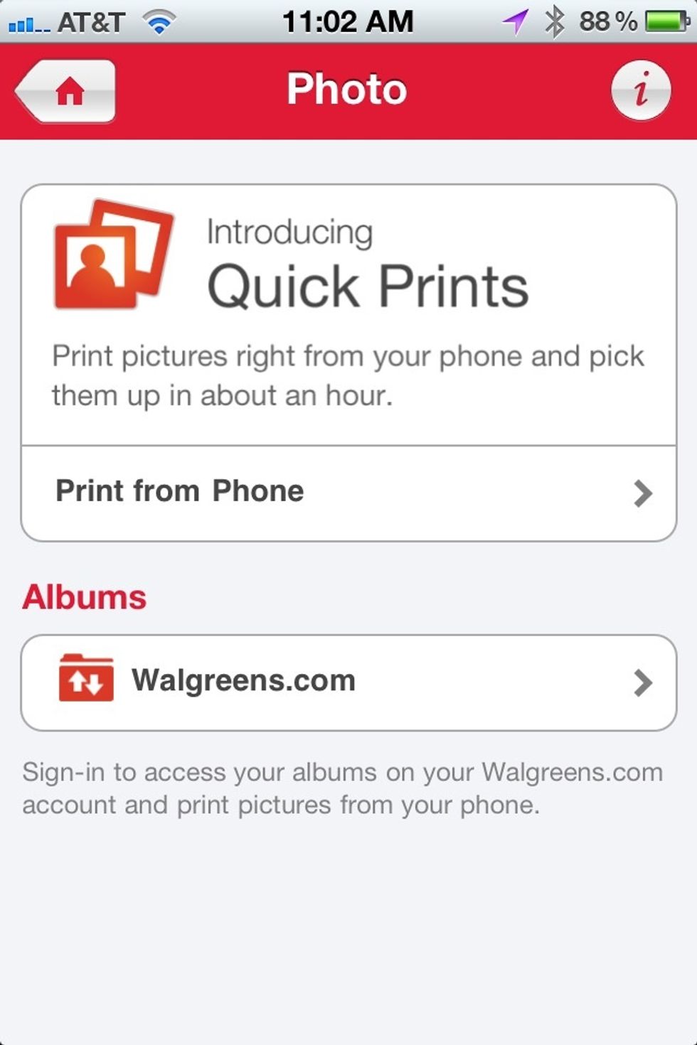 Click "Print from Phone" under the Quick Prints section.