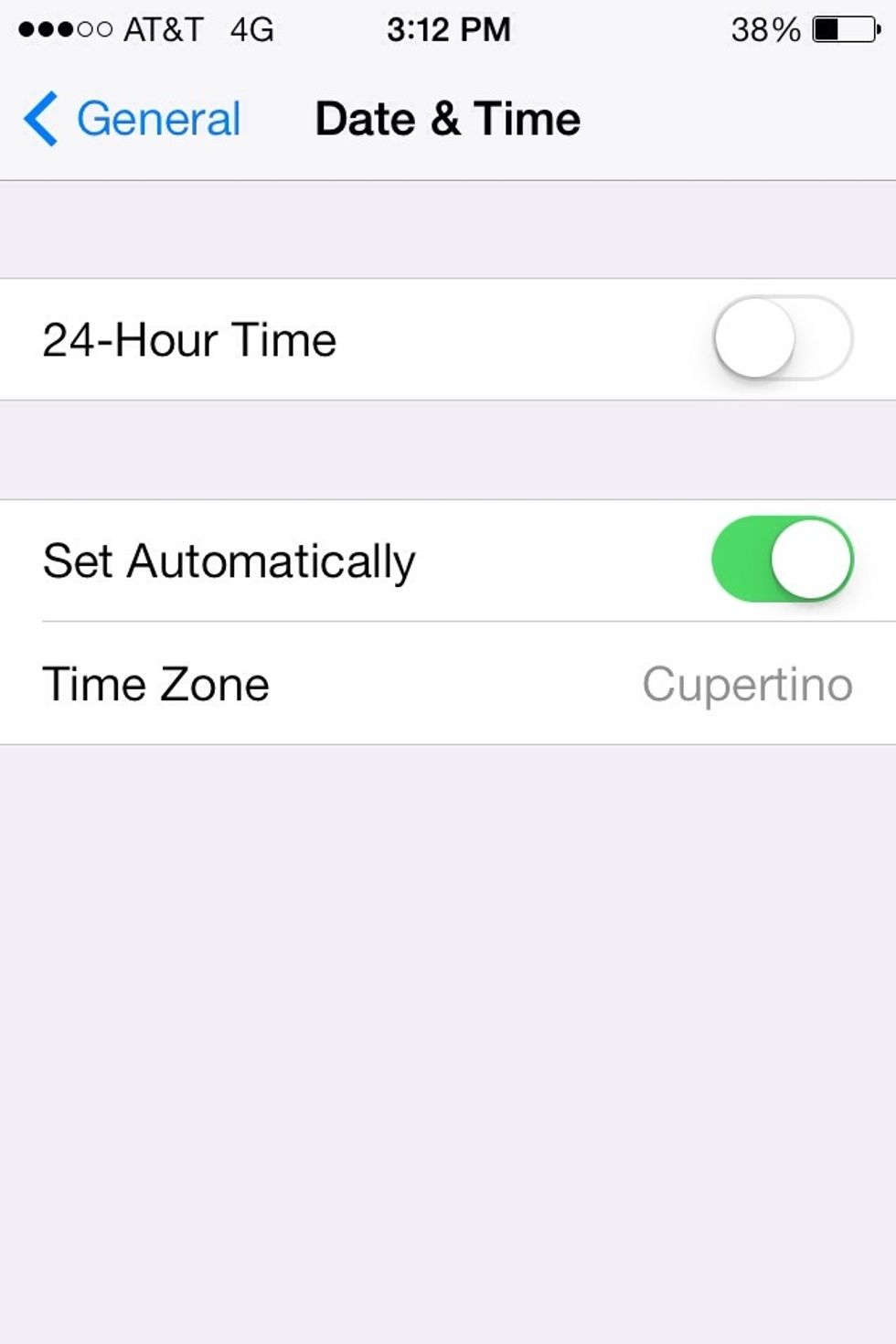 Click set automatically because you DONT want that!