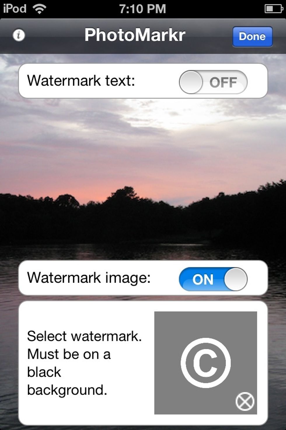 Click the big \u00a9