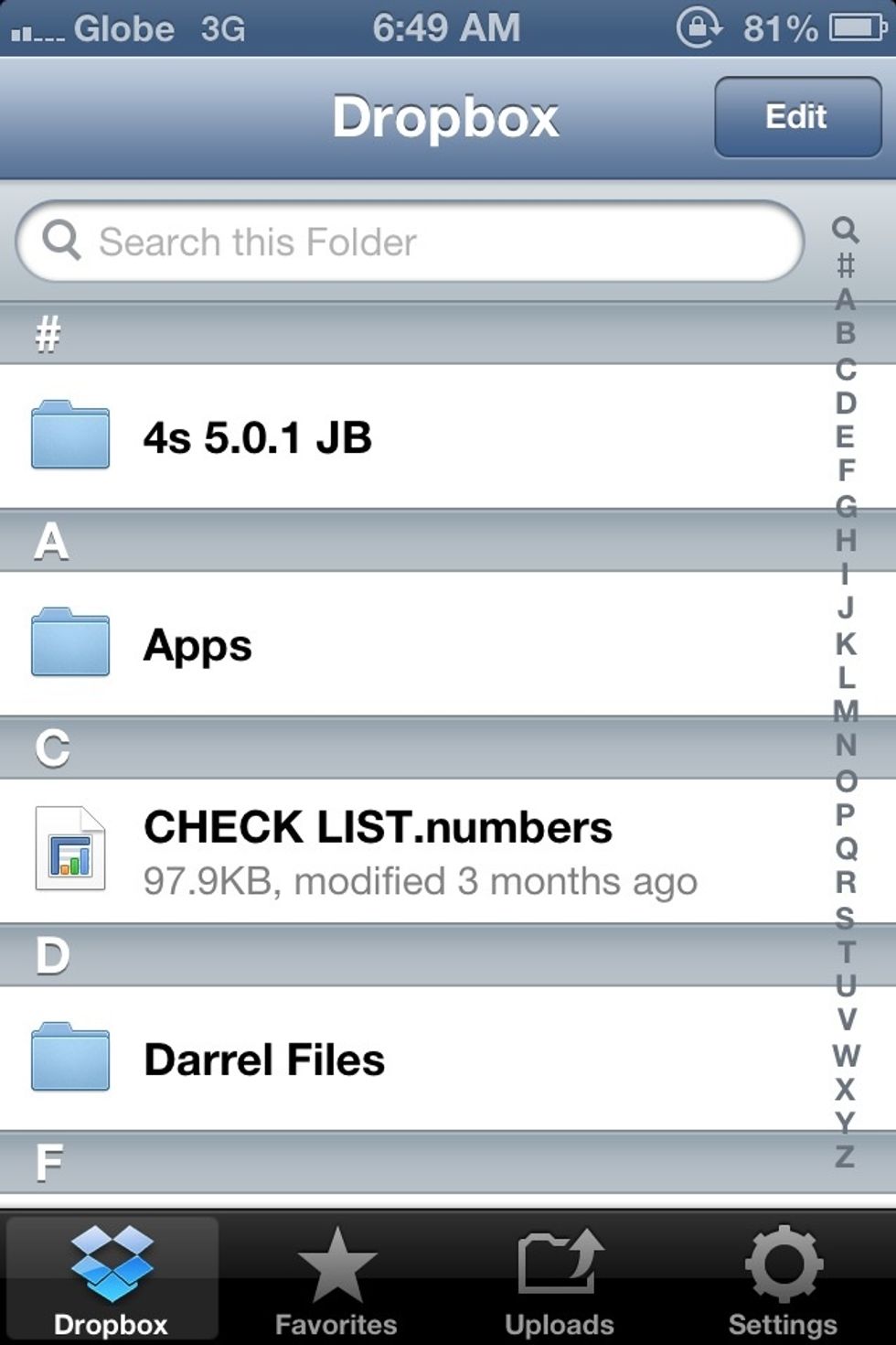 Click the edit tab on upper right corner of screen