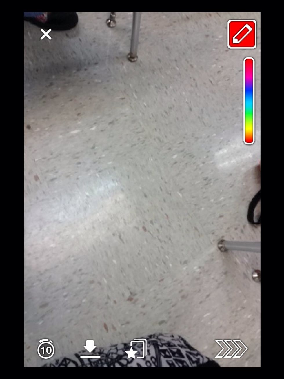 Click the pencil in the corner to open the colors