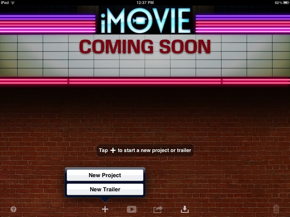 Click the plus sign to create a new trailer