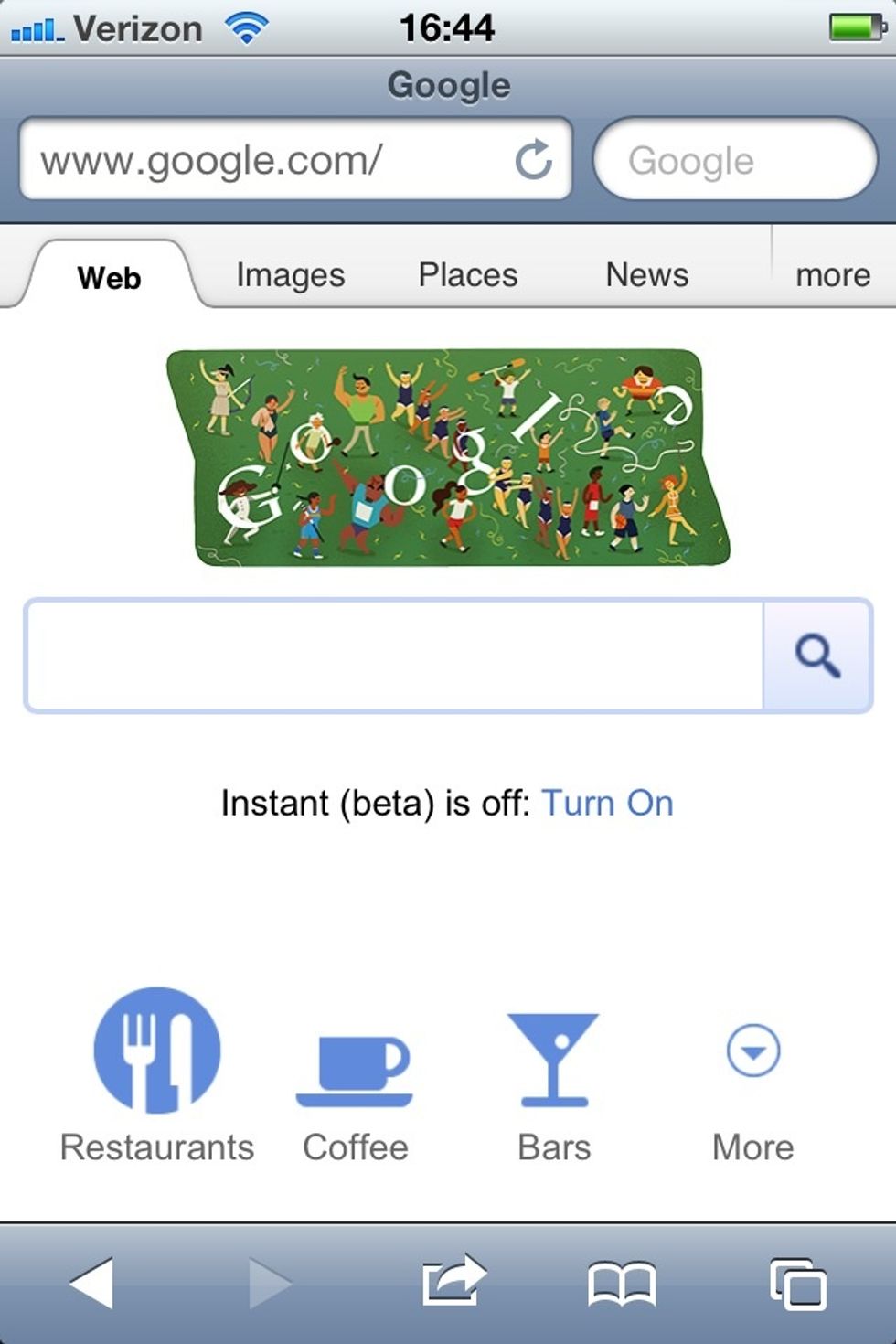 Click the search bar in the upper right.