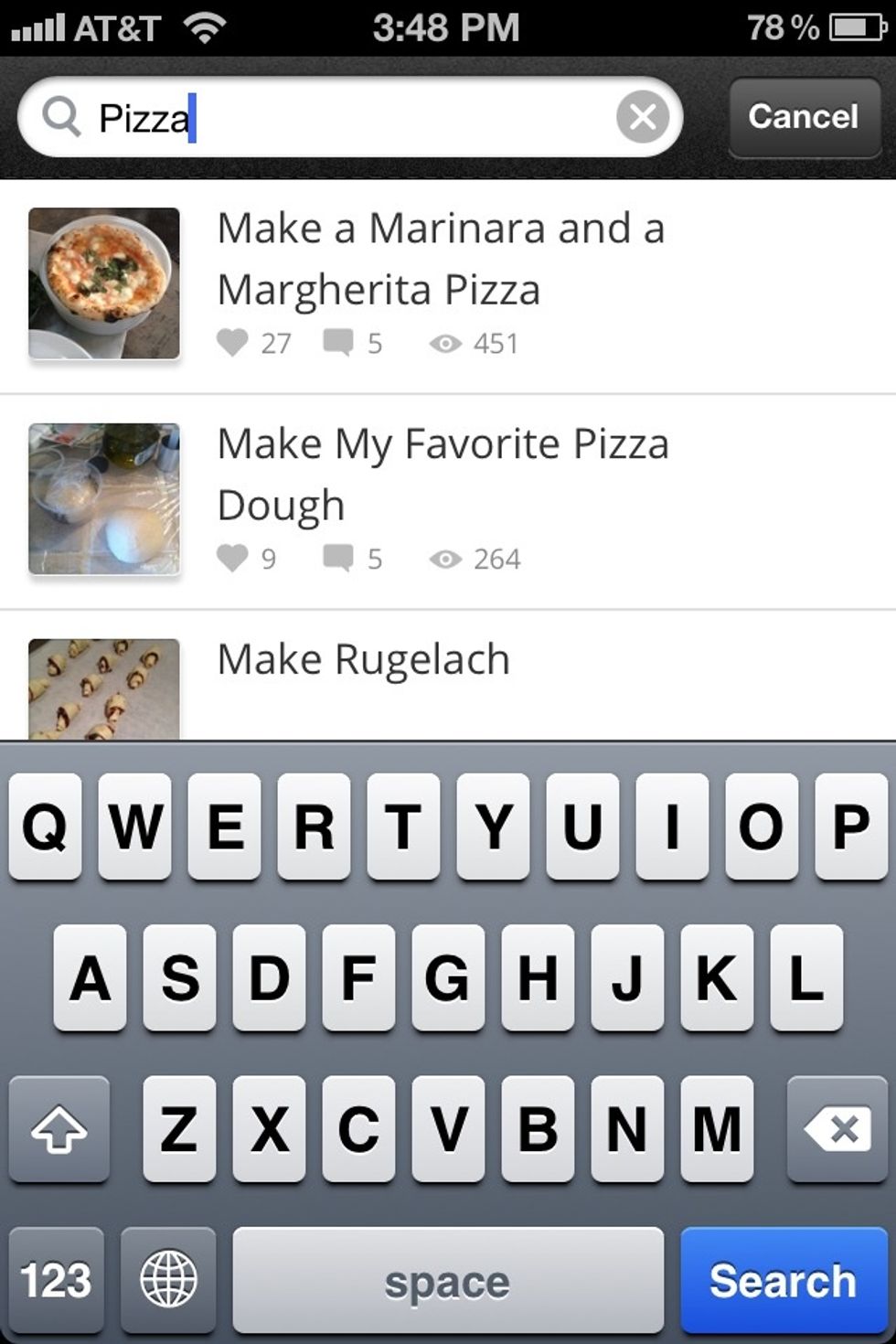 Click the search button in \u2018explore.\u2019 Content suggestions show up as you type, a feature seen more commonly on the web than in apps. Very cool. Search does best when you search for something specific.