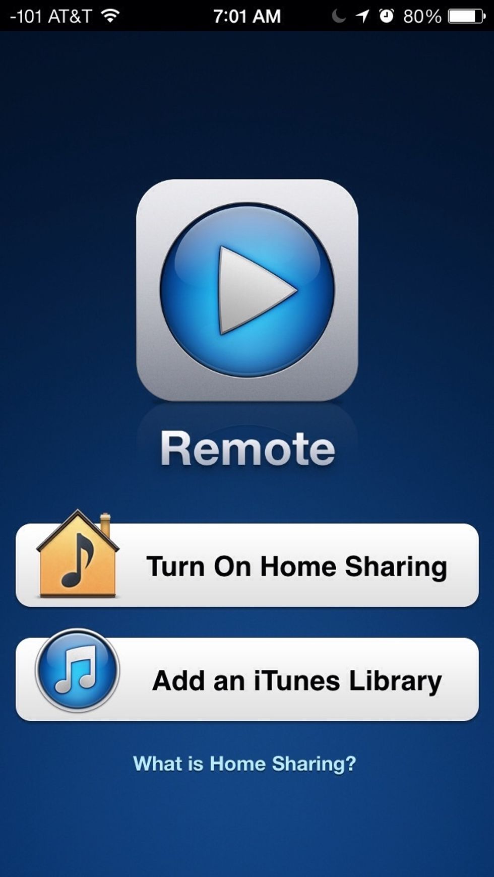 Click turn on home sharing and sign in with your Apple ID and password