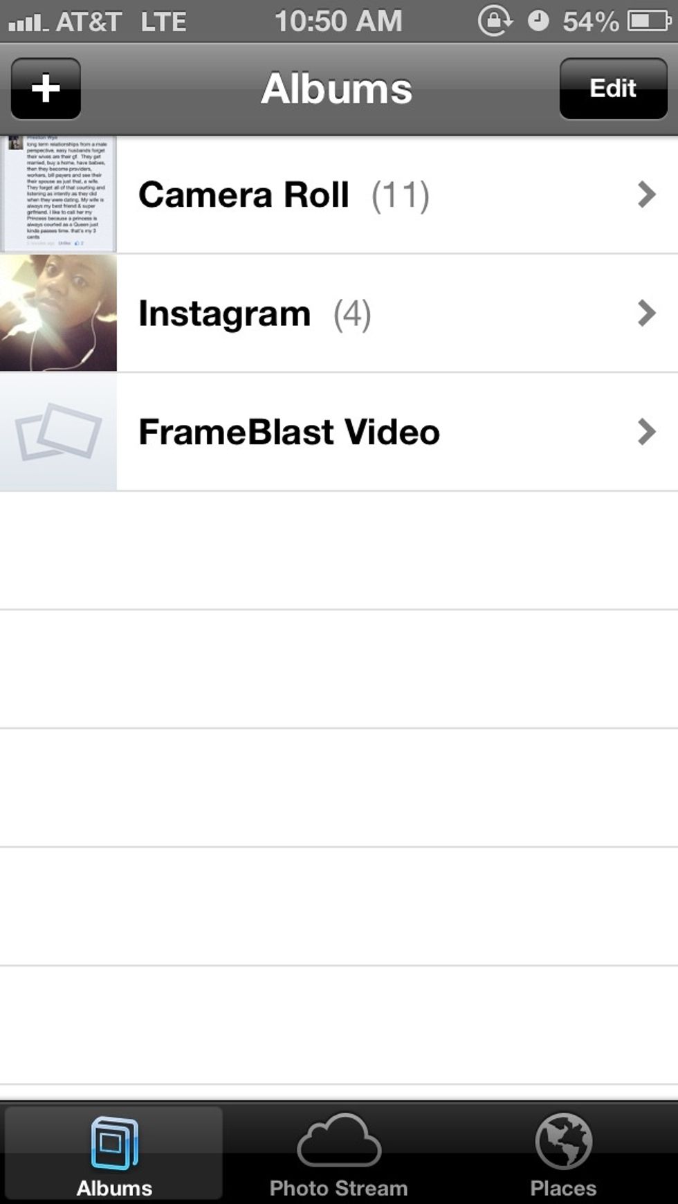 Click whichever folder you want the pics out of