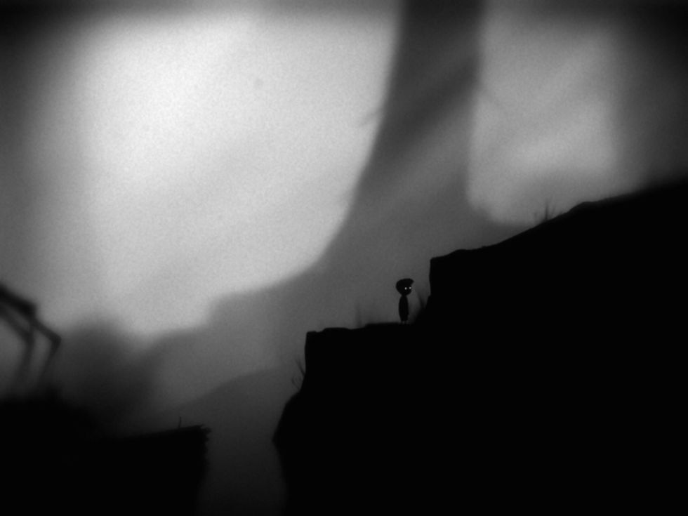 Climb up the ledge and move forward