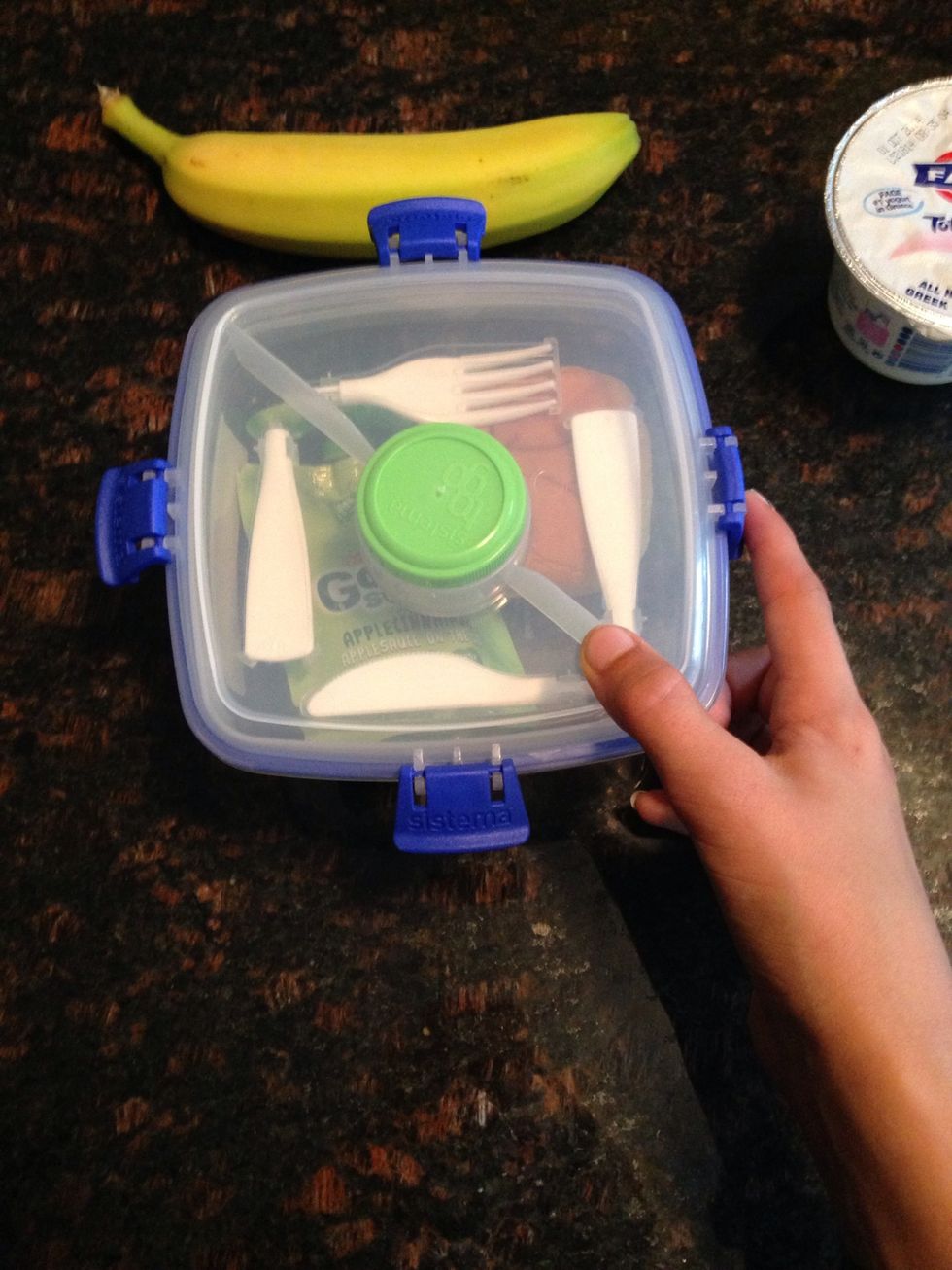 Close final lid in place