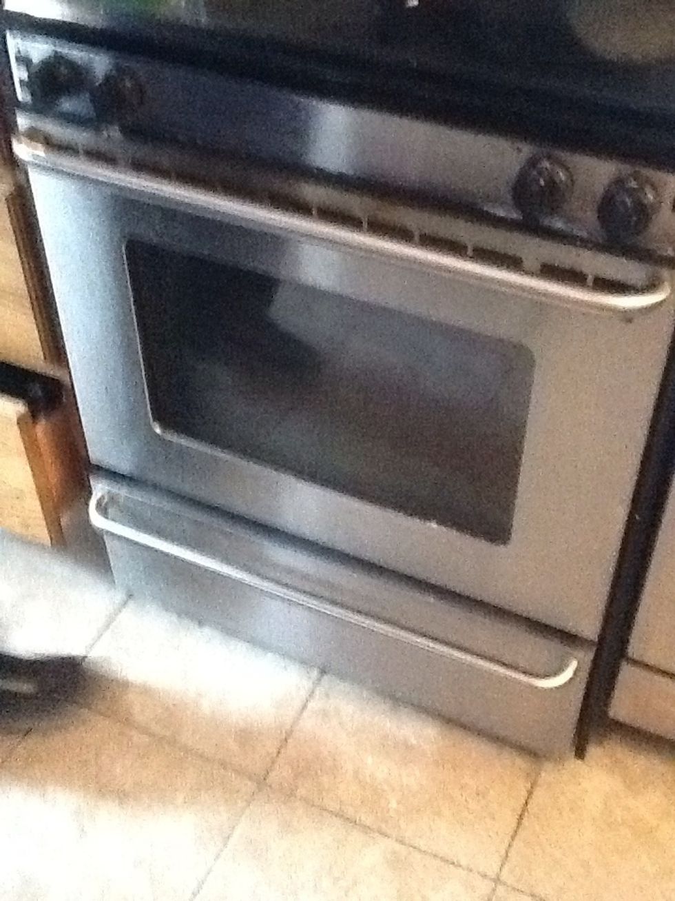Close oven.