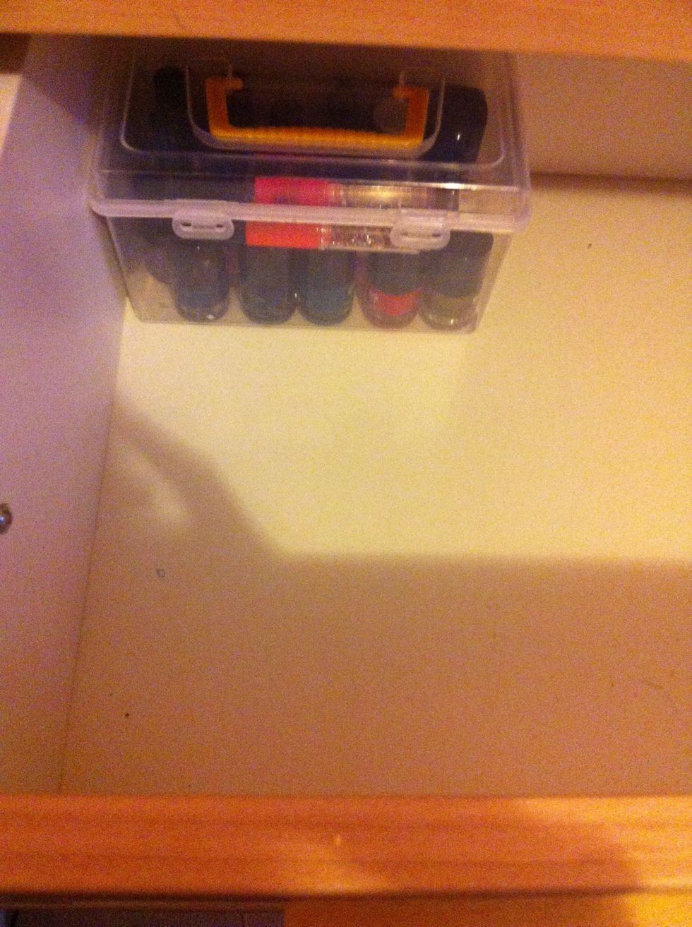Close the box if it has a lid