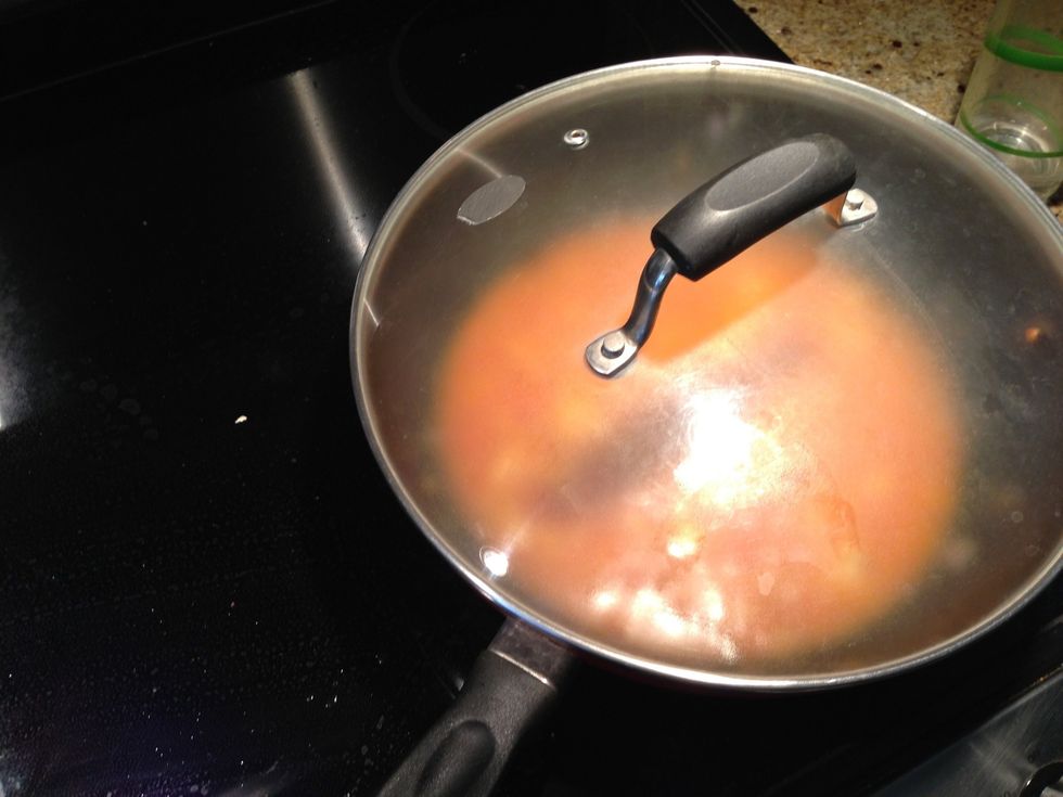 Close the lid. Open the lid every 1-2 mins and stir the ingredients. Close the Lid again. This should be repeated until potatoes are cooked. In the meantime you can chop paneer (next photo)