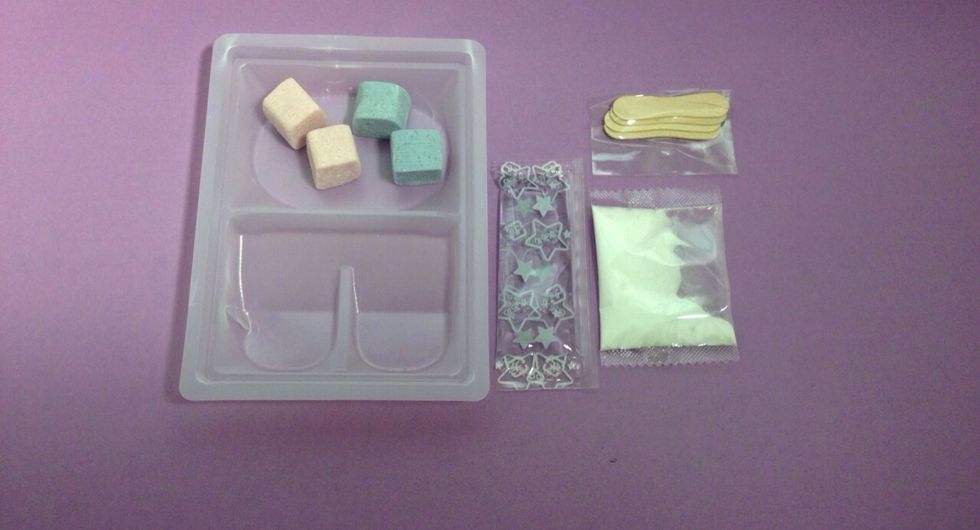 Close -Up of Package Contents