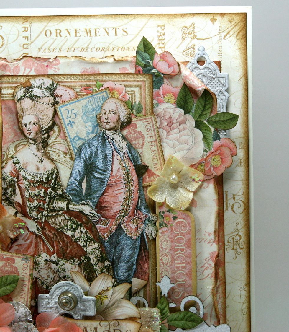Close up of top right corner.