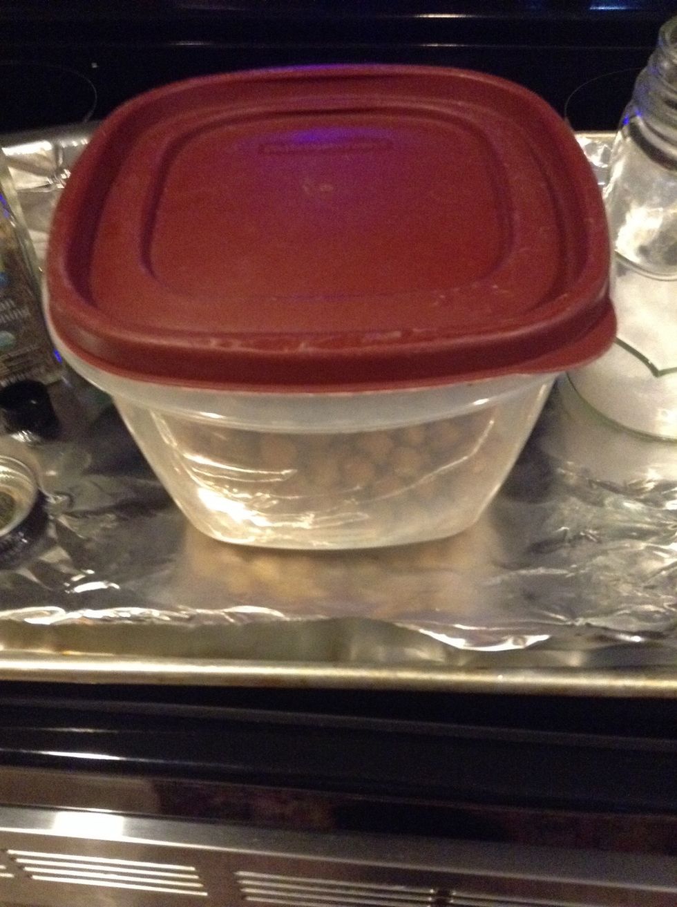 Close up the container and SHAKE!