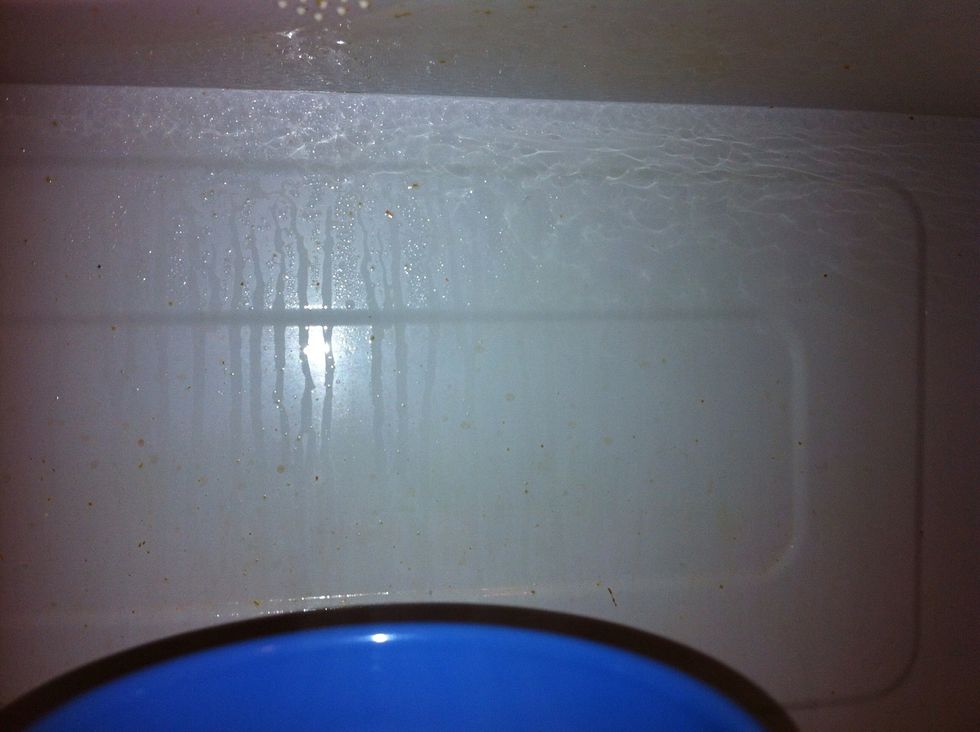 Closer look after it steams up