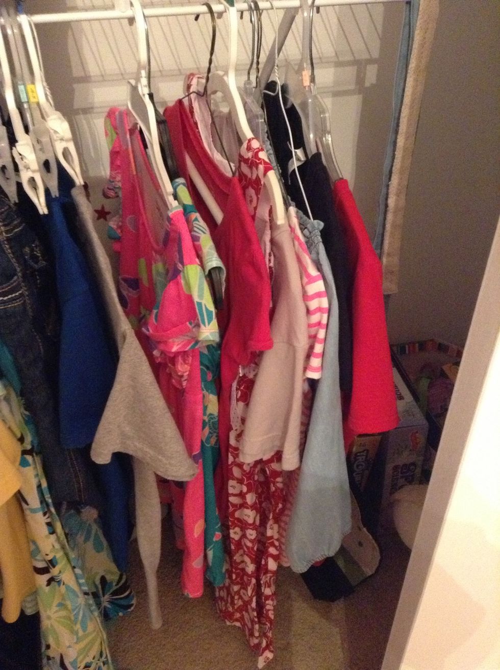 Clothes time! Try picking up a couple plain t-shirts and some decorating supplies at your local craft store. Then, invite some friends over and create away! Also try revamping the old ones!\ud83d\udc5a