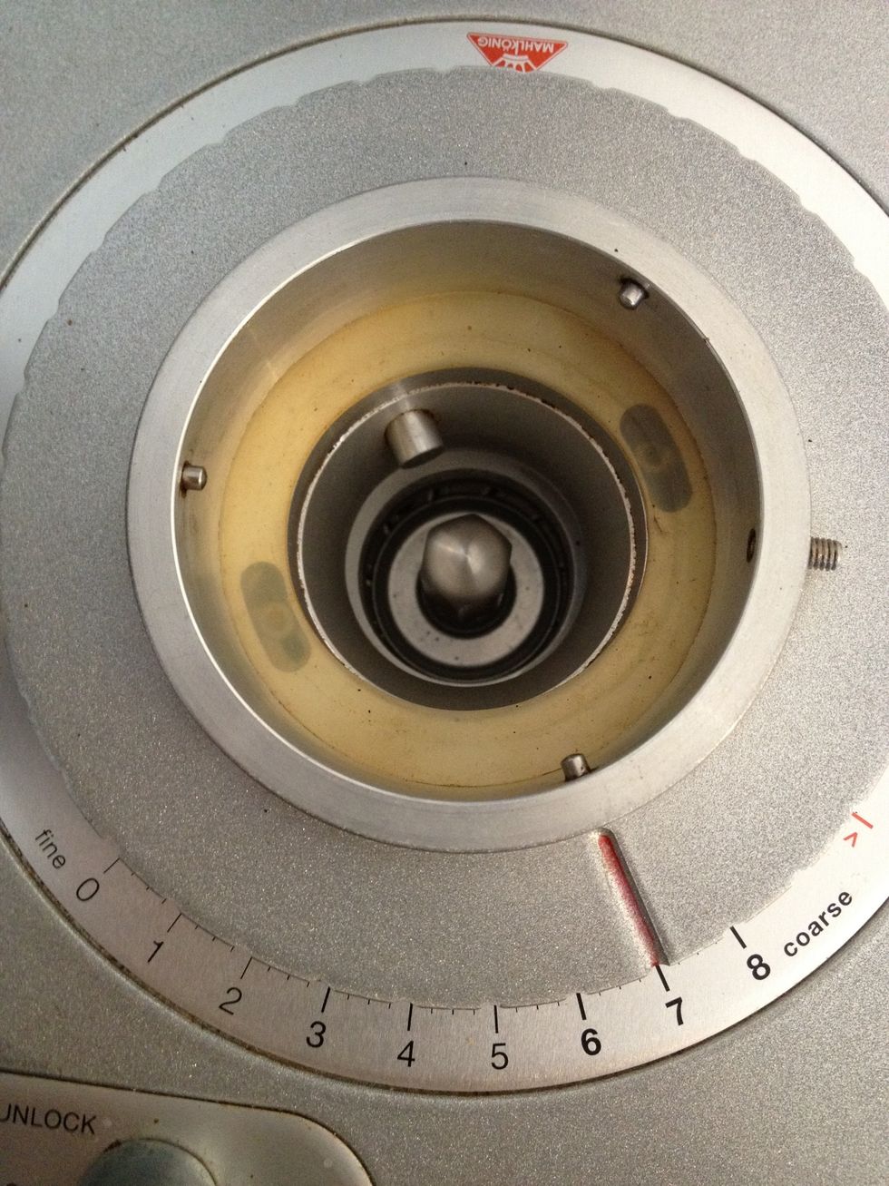 Coarse grind setting.