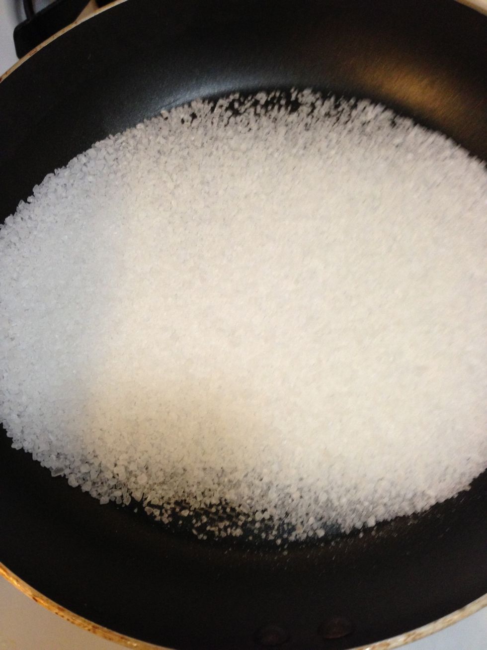 Coarse salt starting to get hot \ud83d\udc7b