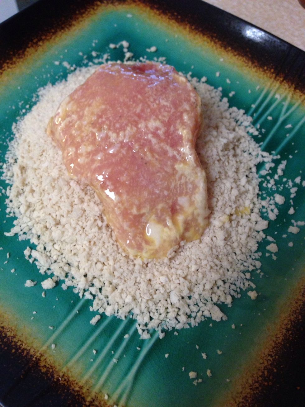 Coat all sides with Panko crumbs