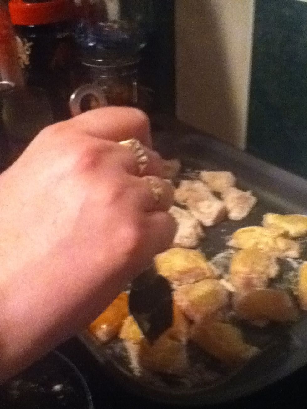 Coat your chicken with a pastry brush