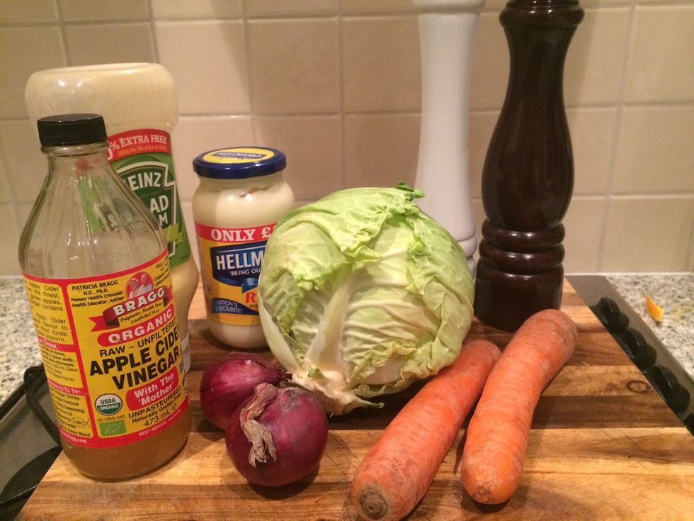 Coleslaw ingredients