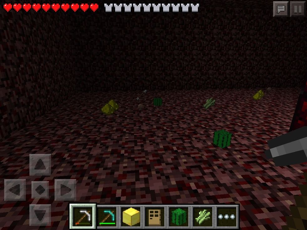 collect all of the items they will keep popping out of the ground until the reactor turns to obsidian
