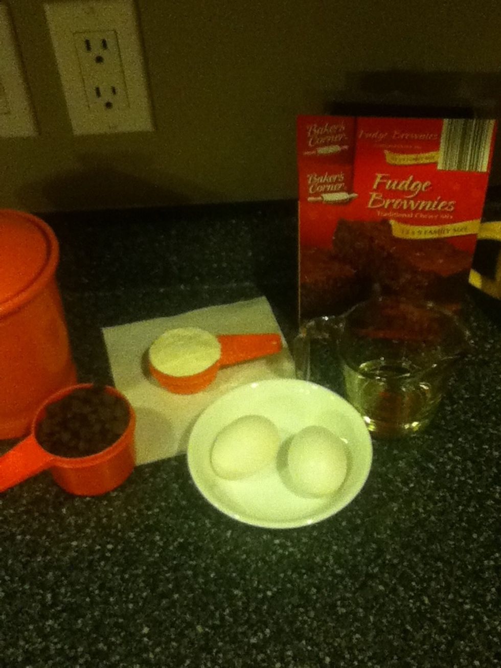 Collect all of your ingredients