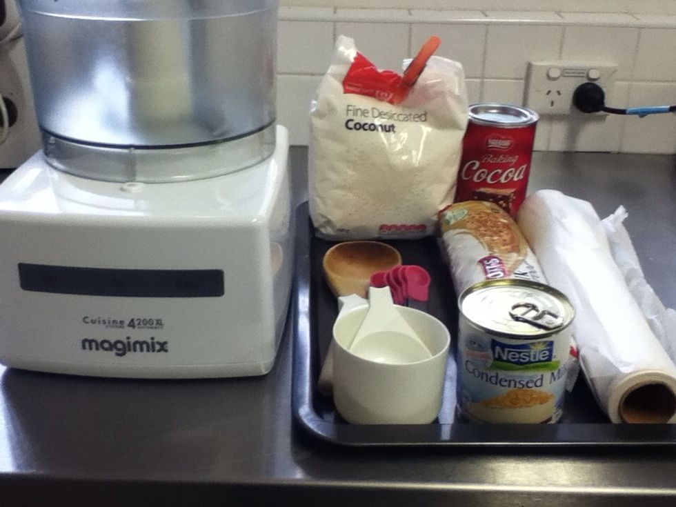 Collect all of your ingredients