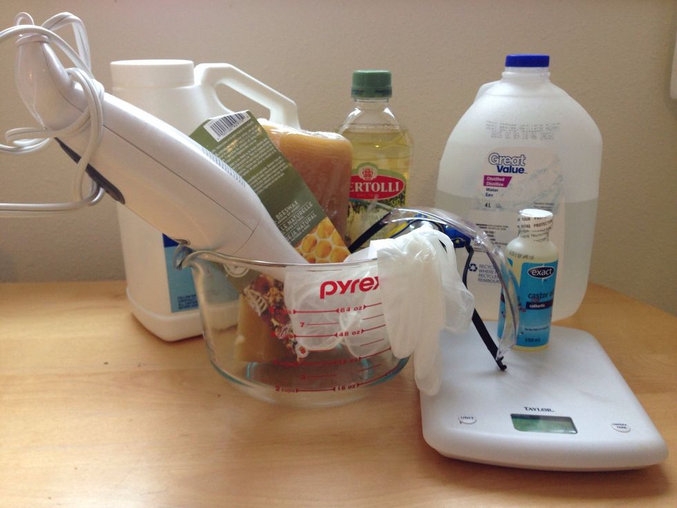 Collect all your supplies and organize your workspace.