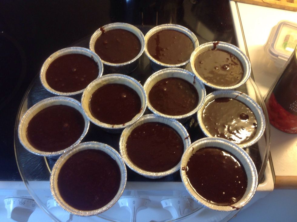 Collect Them om a plate or something that Can be in your refrigerator. Put it in your refrigerator to cool down.