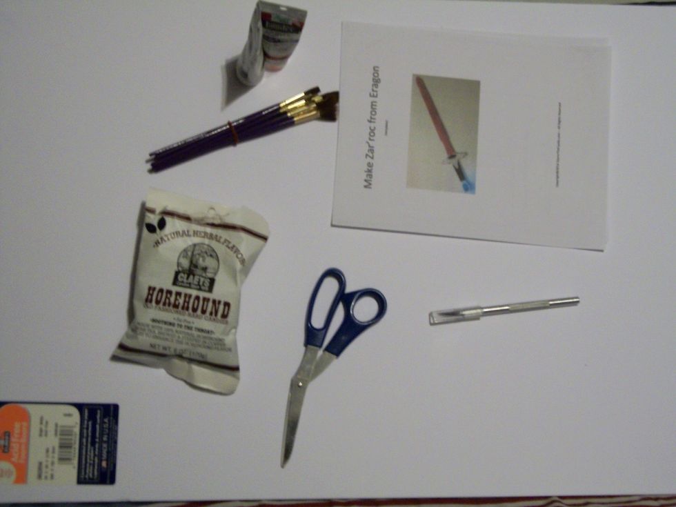 Collect your supplies and move to an area you can turn into a mess.