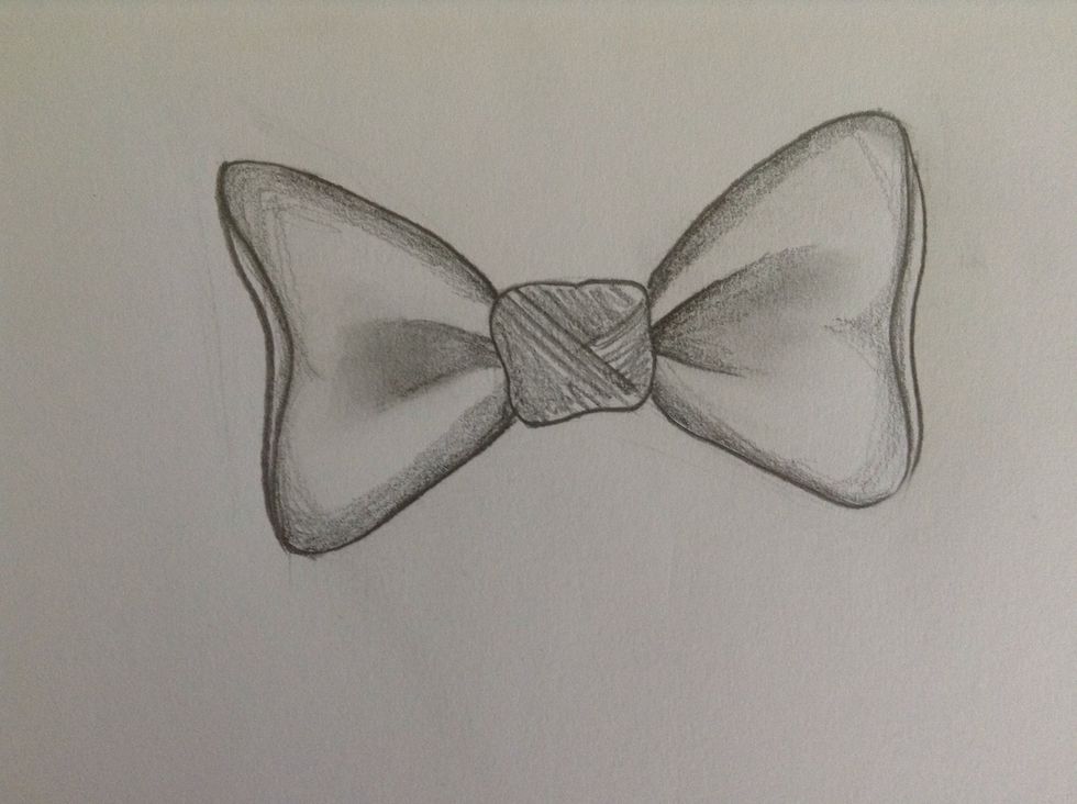 Color in the center knot with some lines going in the same direction in each section.