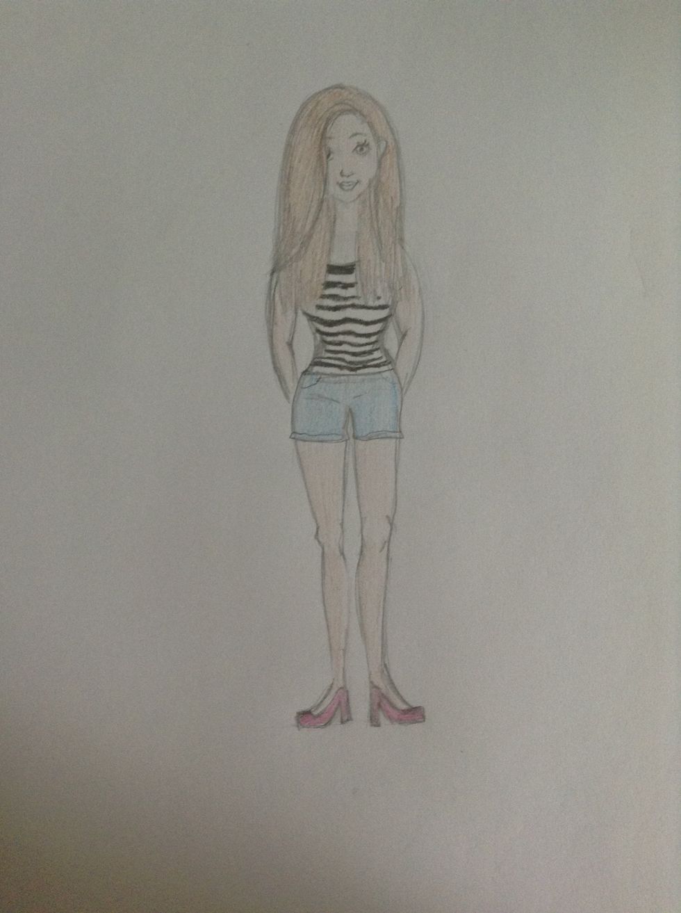 Color in with your simple base colors.