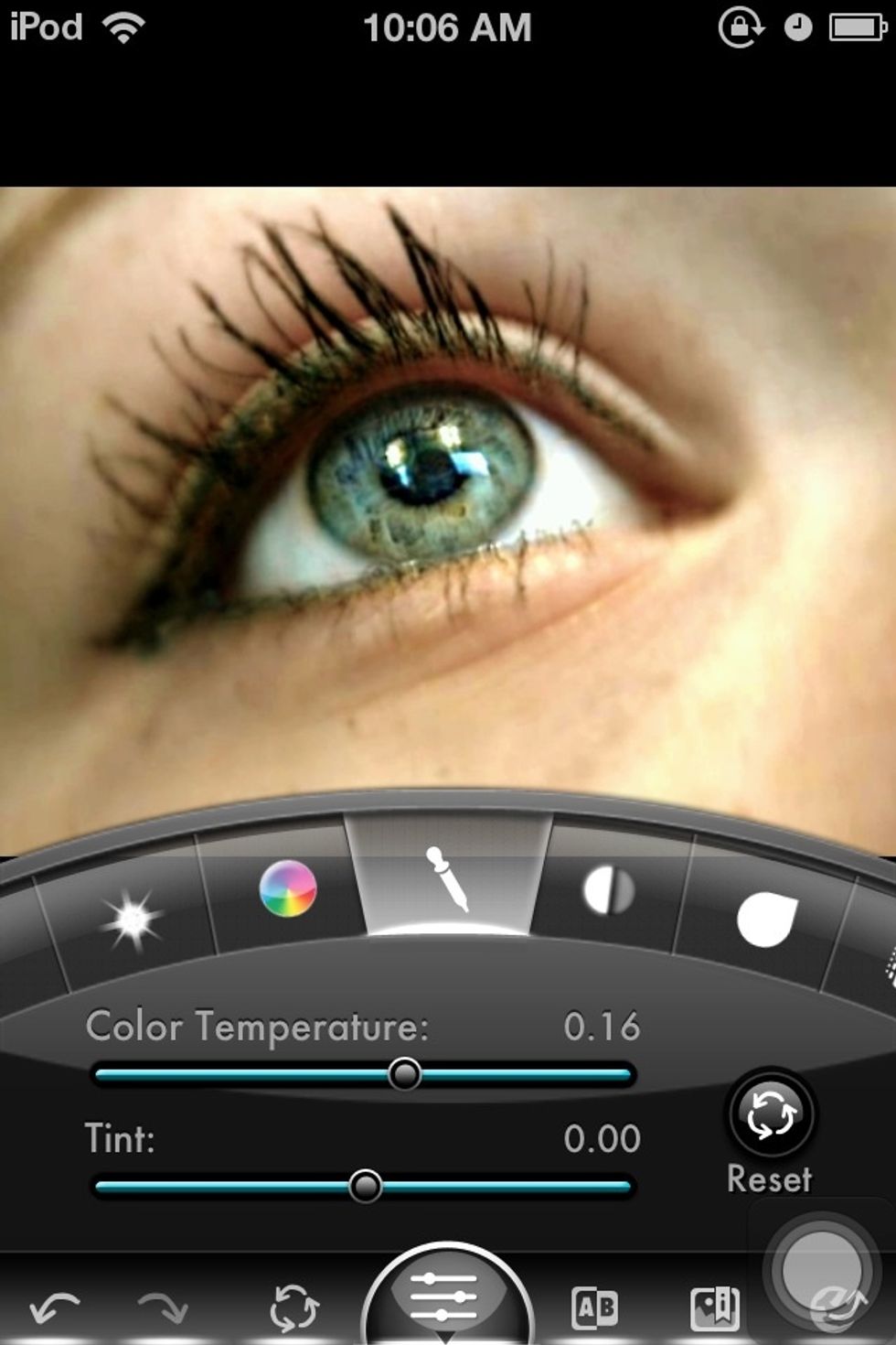 Color temperature: this is my favorite, it really changed the whole feel of the picture