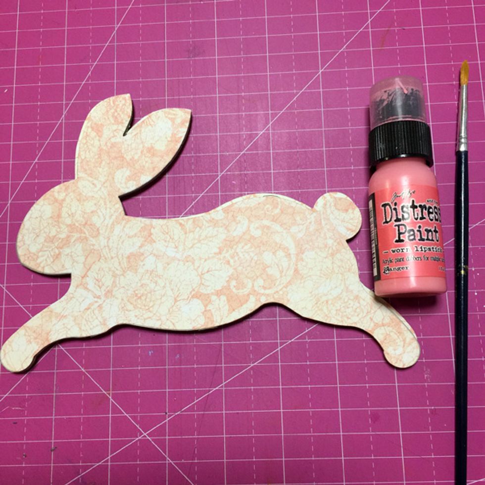 Color the edge of Rabbit