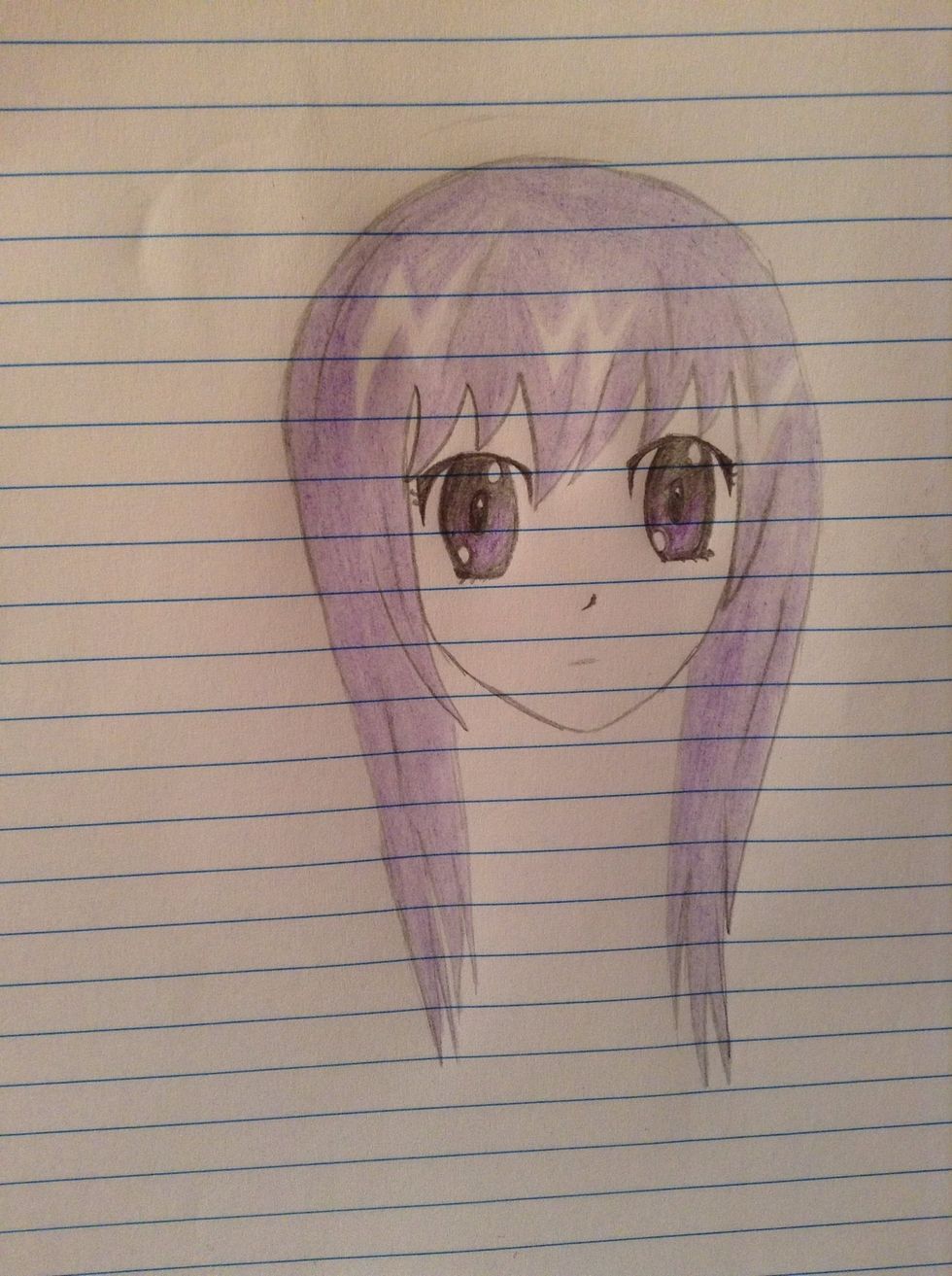 Color the hair\ud83d\udc9b\ud83d\udc99\ud83d\udc9c\ud83d\udc9a\u2764\ud83d\udc97