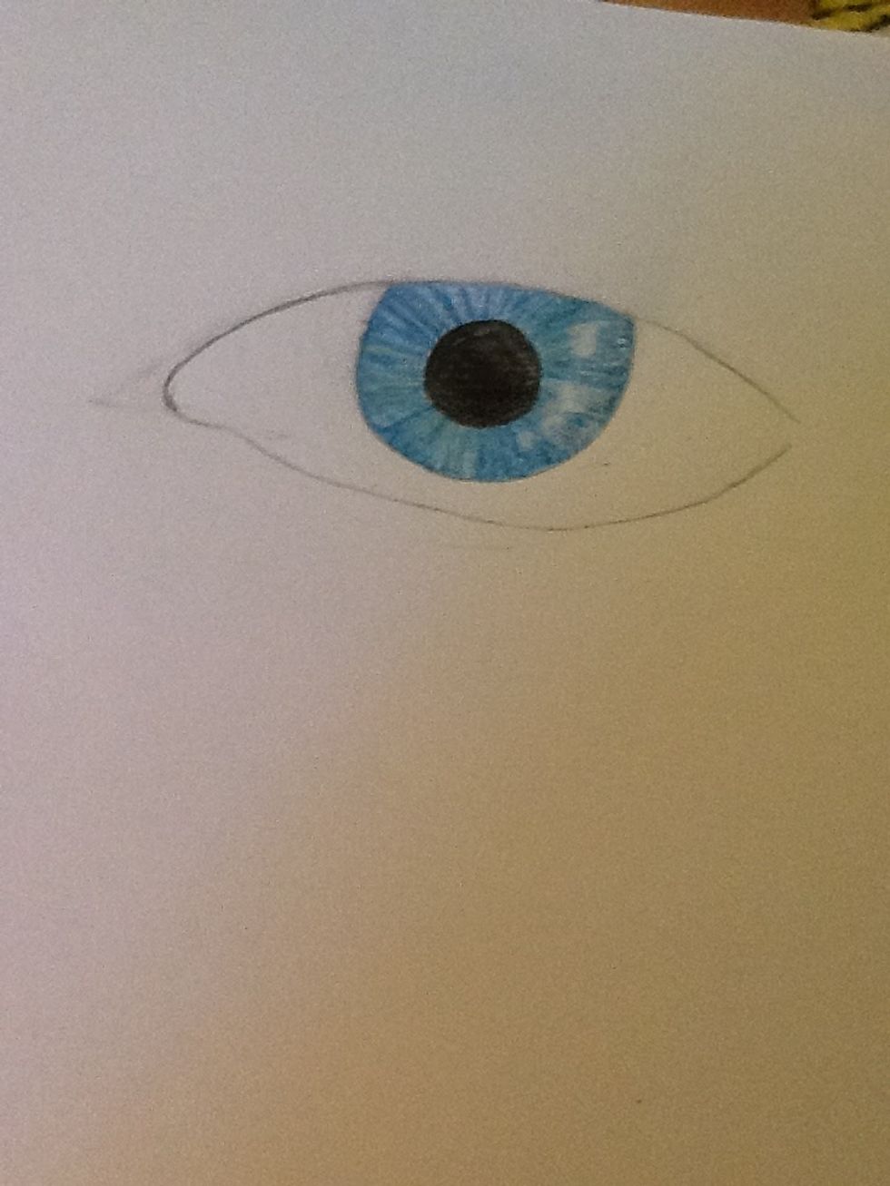 Color the pupil black