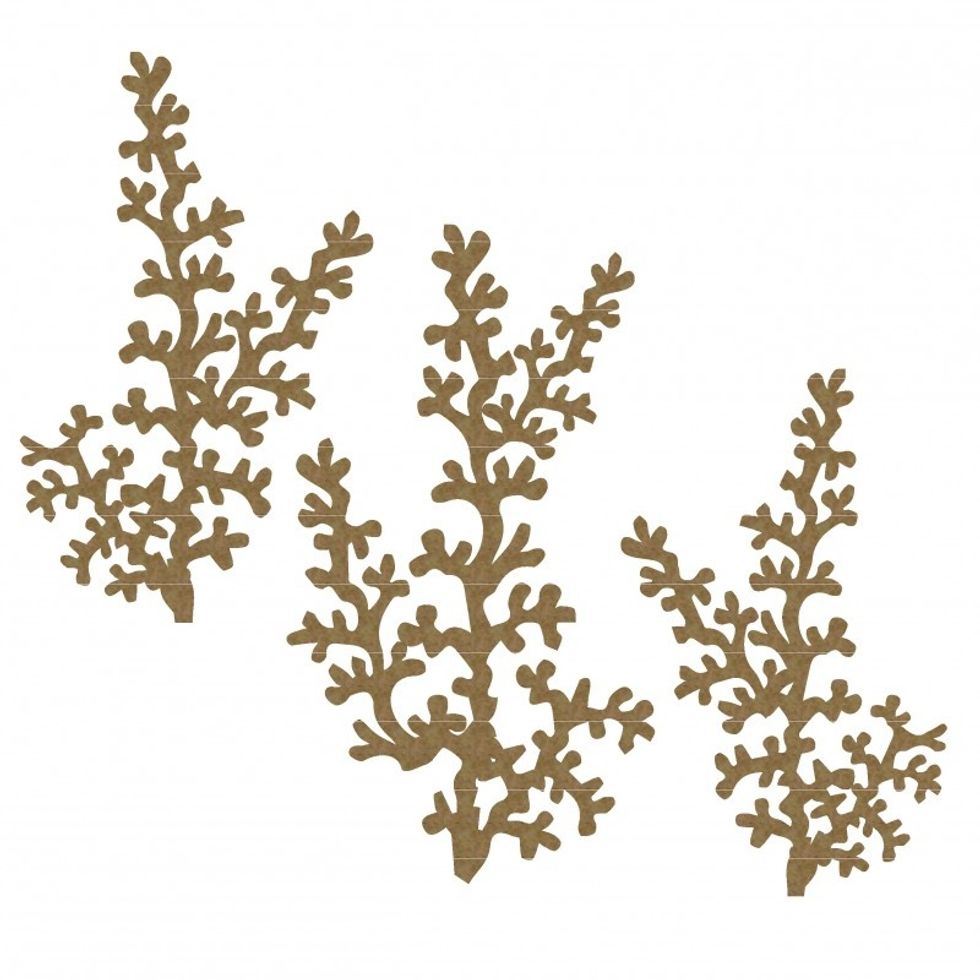 Color these by first misting with Lindy's Creme Brulee Cream, dry and then touch with cajun Carnelian Red.