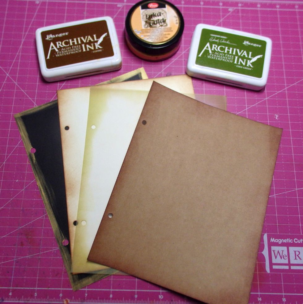 Color with these inks and Inka-Go-ld