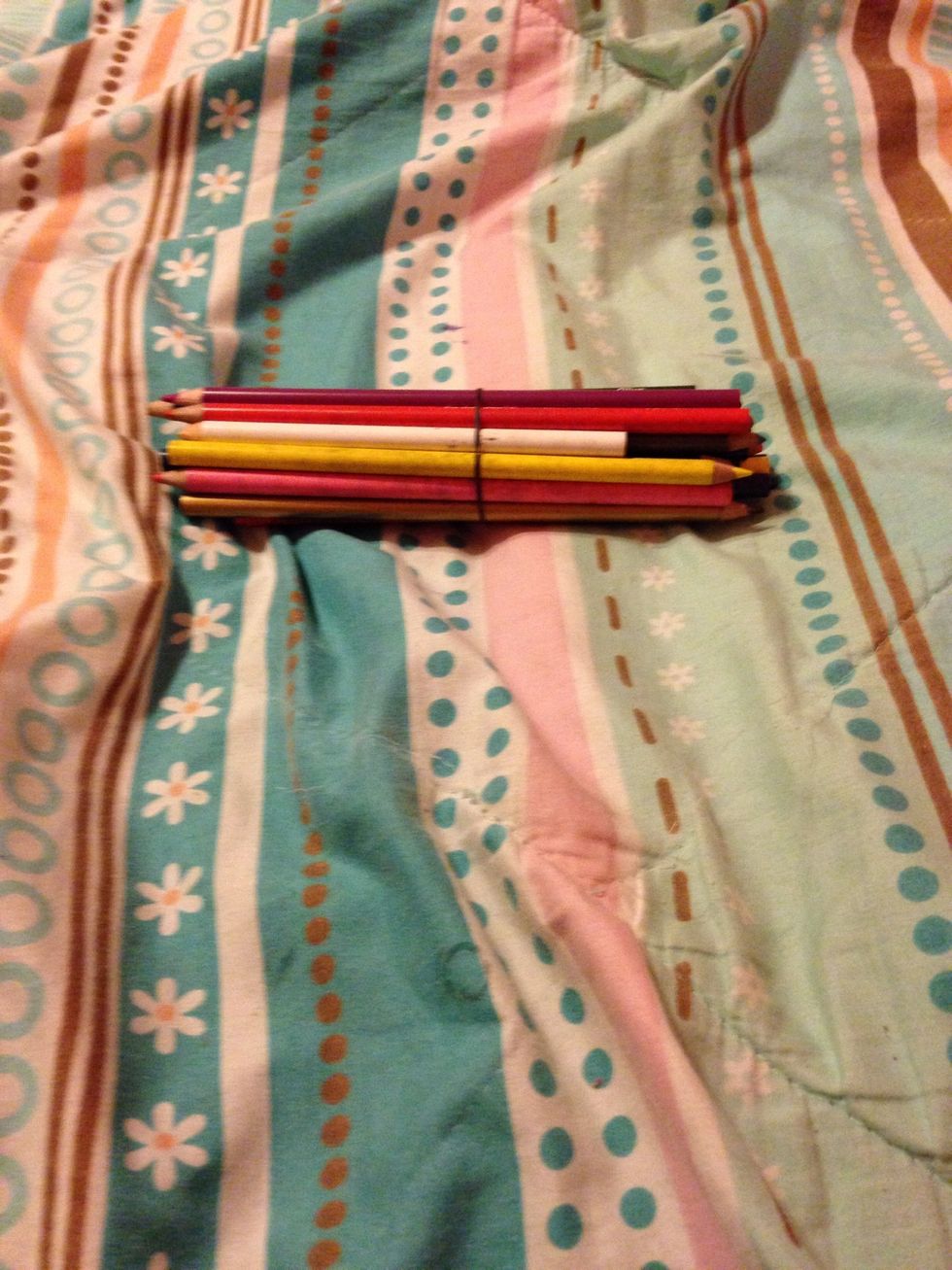 Colored pencils are an essential.
