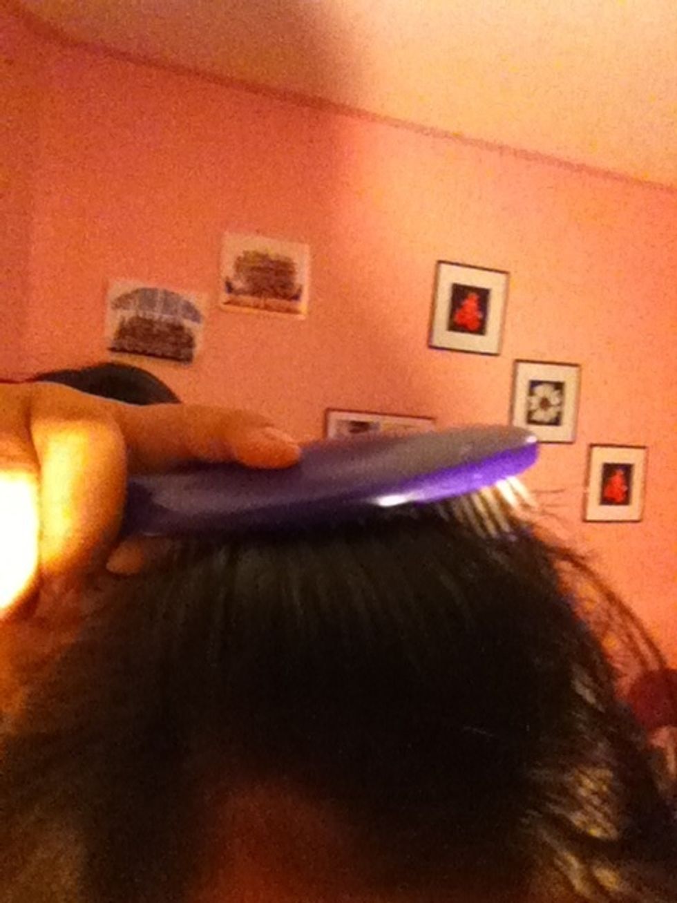 Comb your hair back