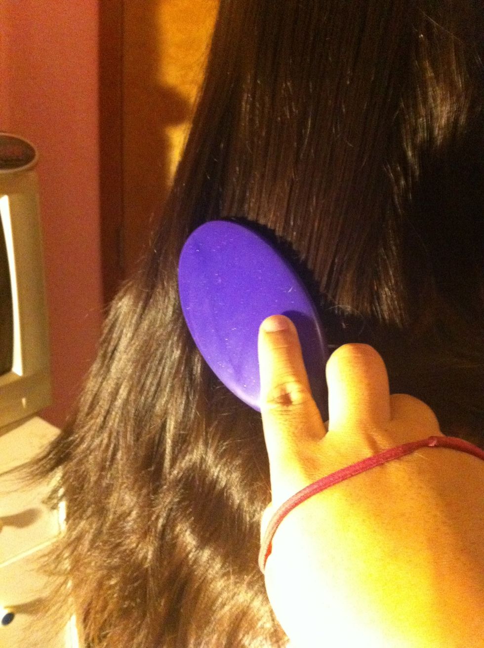 Comb your hair thoroughly