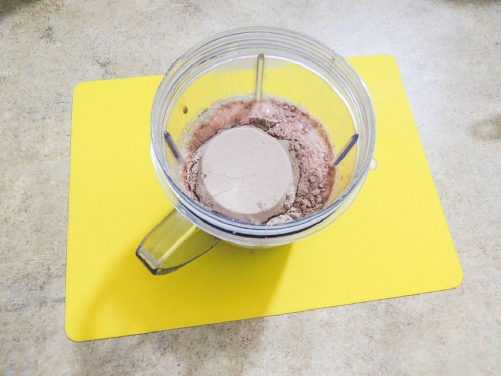 Combine all in a blender cup