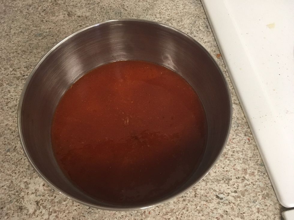 Combine all other ingredient in a medium bowl and let it simmer on Medium heat for about 10 minutes
