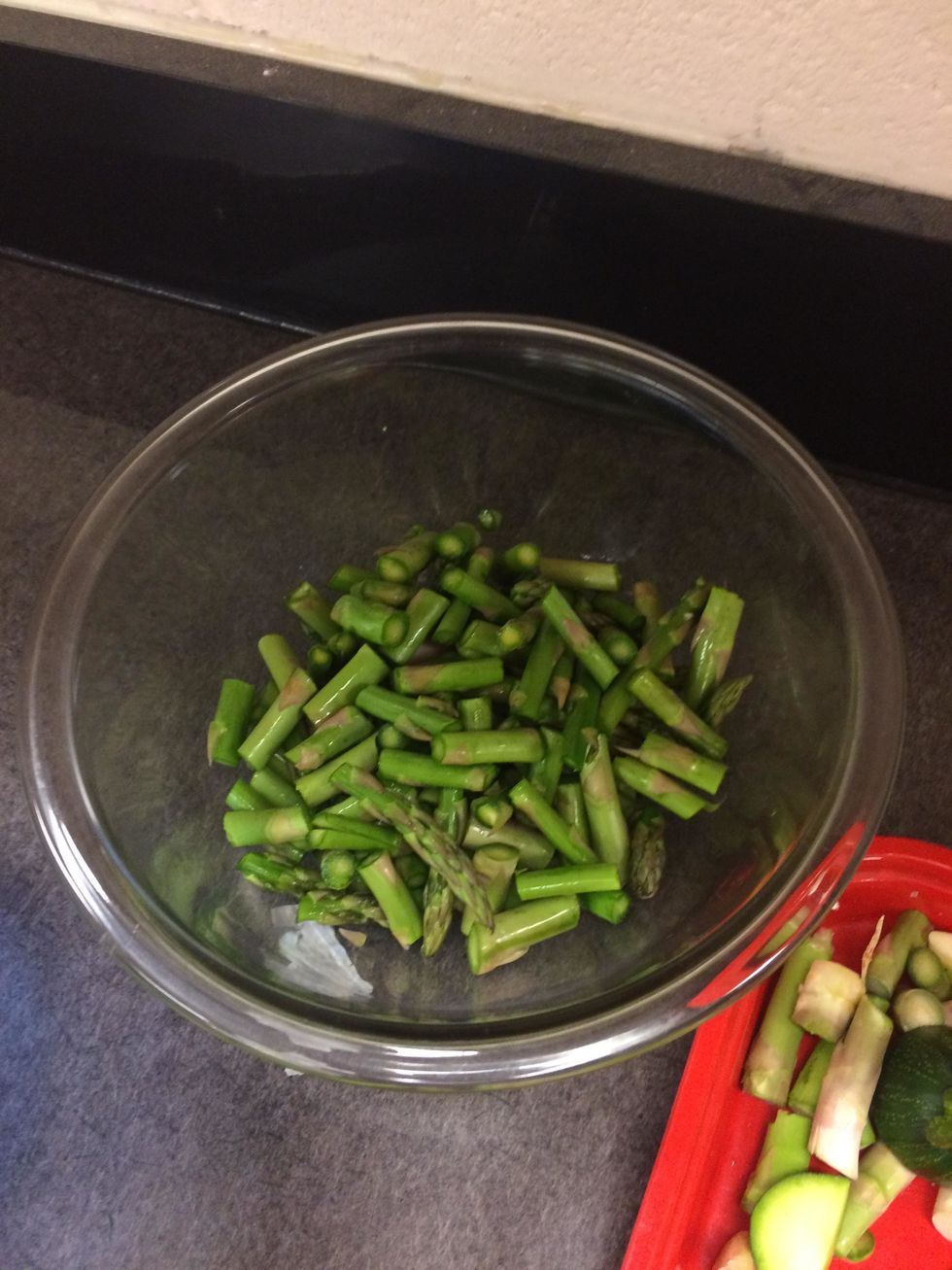 Combine all vegetables