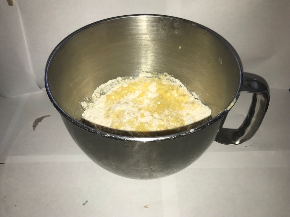 Combine cake ingredients