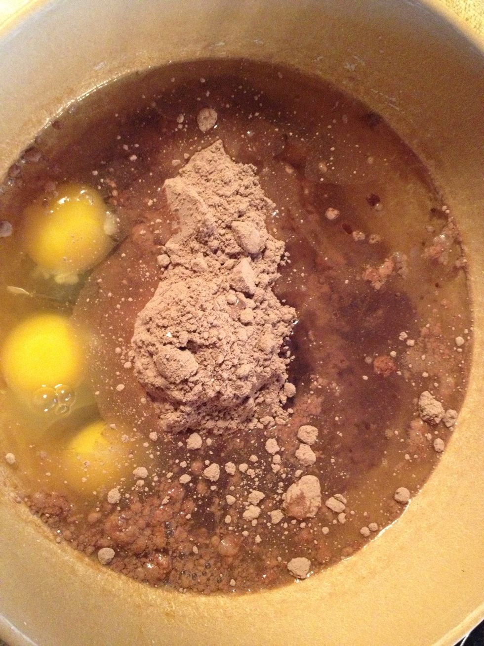 combine first 5 ingredients in a large mixing bowl.