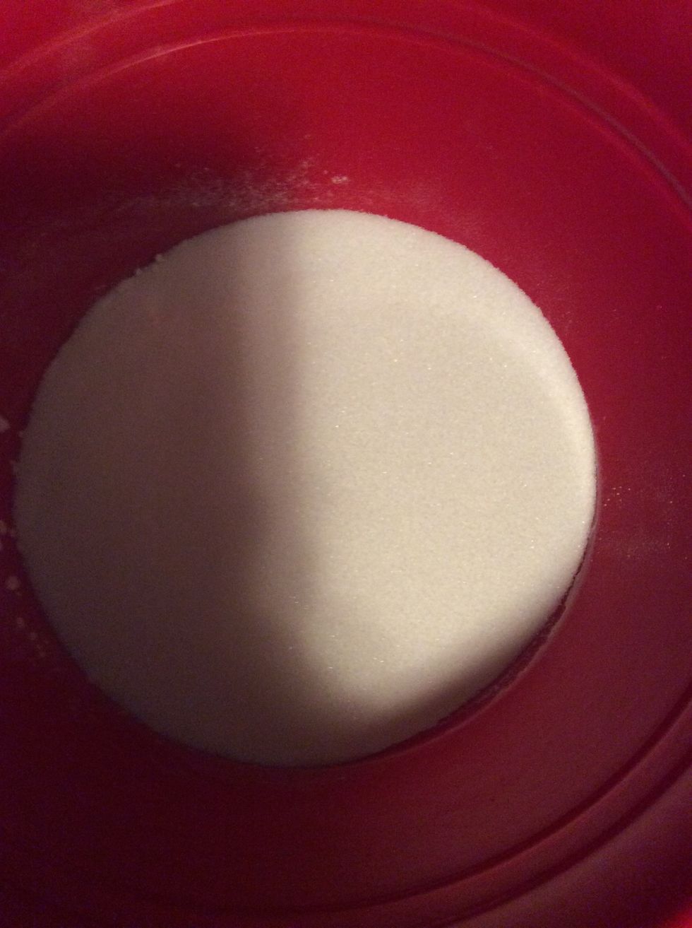 Combine flour and sugar in a bowl