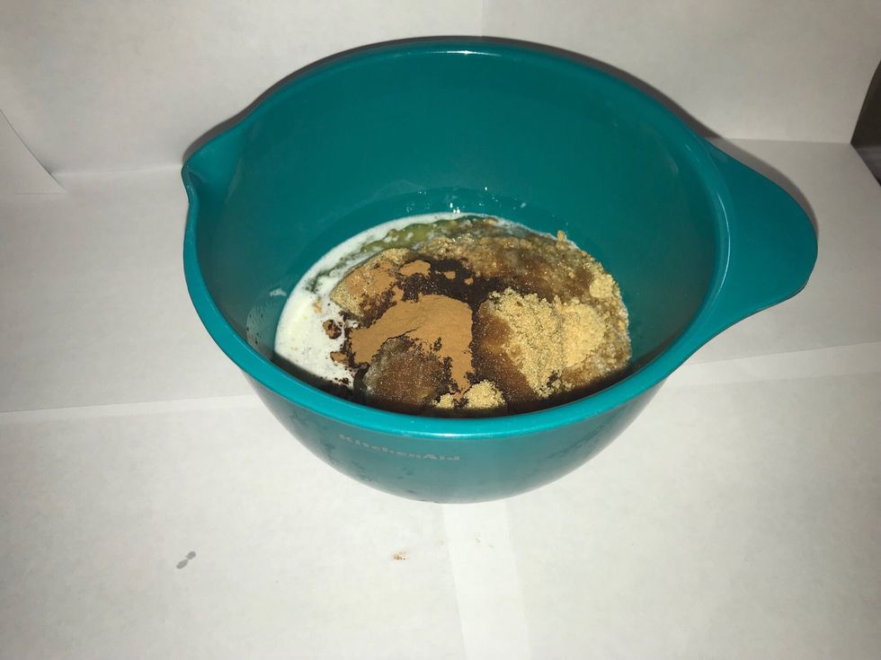 Combine in a mixing bowl