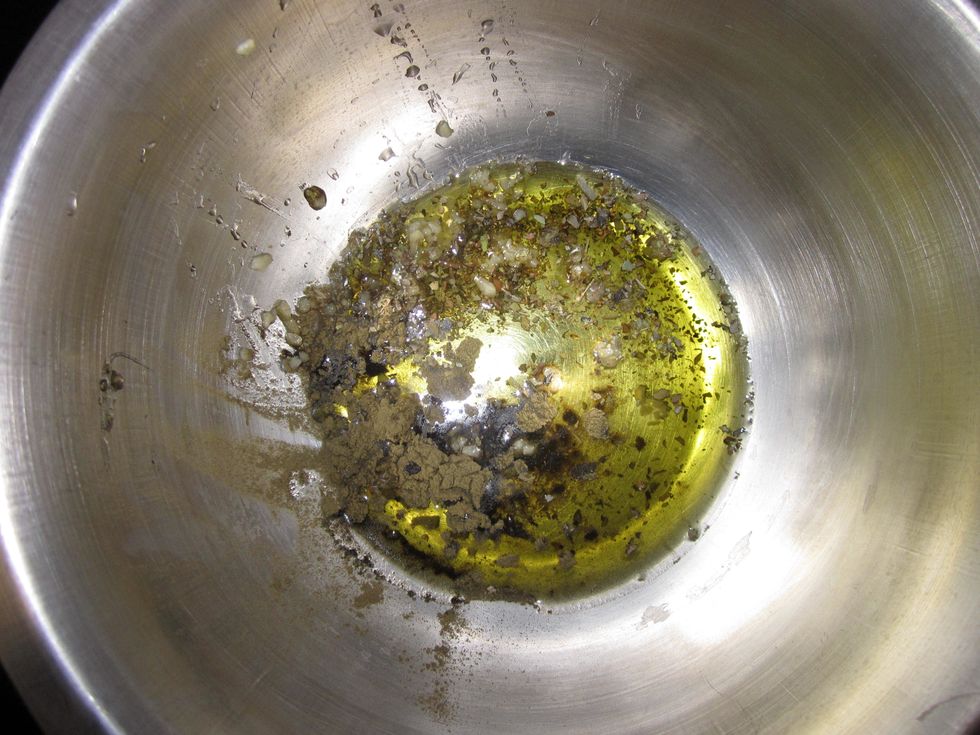Combine oil, balsamic vinegar, marjoram, oregano, and garlic in a bowl